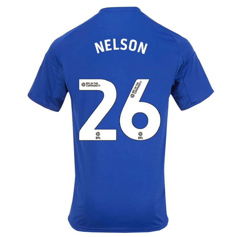 Danxen Homem Camisola Ben Nelson #26 Azul Dourado Principal 2025/26 Camisa