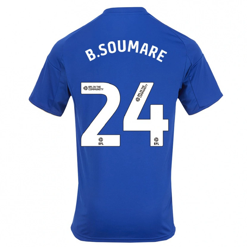 Danxen Homem Camisola Boubakary Soumaré #24 Azul Dourado Principal 2025/26 Camisa
