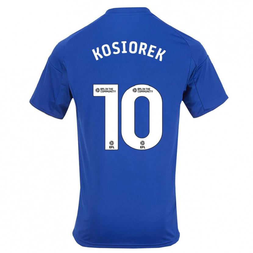 Danxen Homem Camisola Bartosz Kosiorek #10 Azul Dourado Principal 2025/26 Camisa