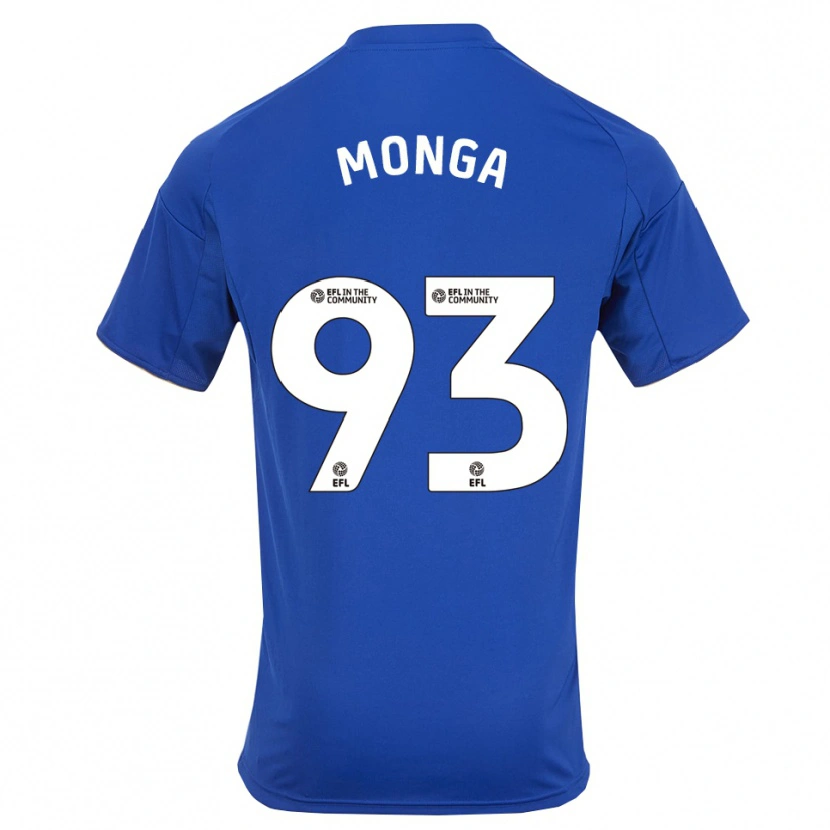 Danxen Homem Camisola Jeremy Monga #93 Azul Dourado Principal 2025/26 Camisa