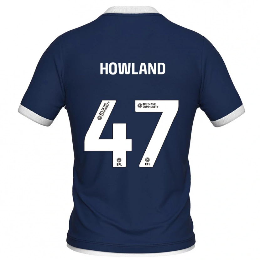 Danxen Homem Camisola Jack Howland #47 Azul Marinho Branco Principal 2025/26 Camisa