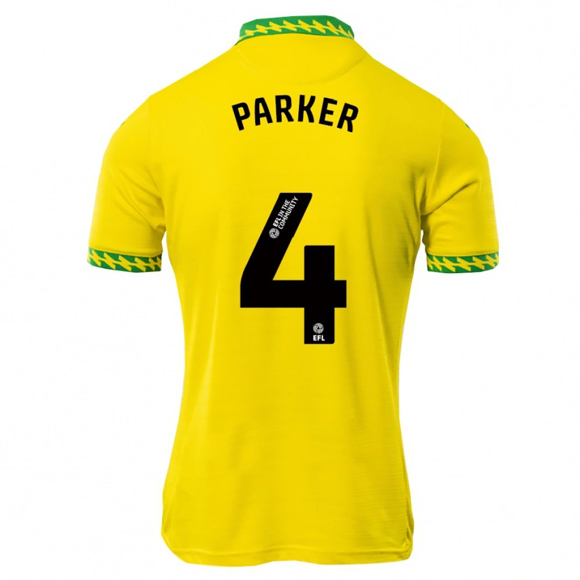 Danxen Homem Camisola Alice Parker #4 Branco Verde Principal 2025/26 Camisa