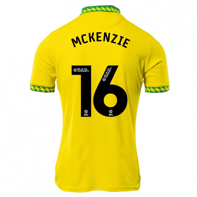 Danxen Homem Camisola Mason Mckenzie #16 Branco Verde Principal 2025/26 Camisa