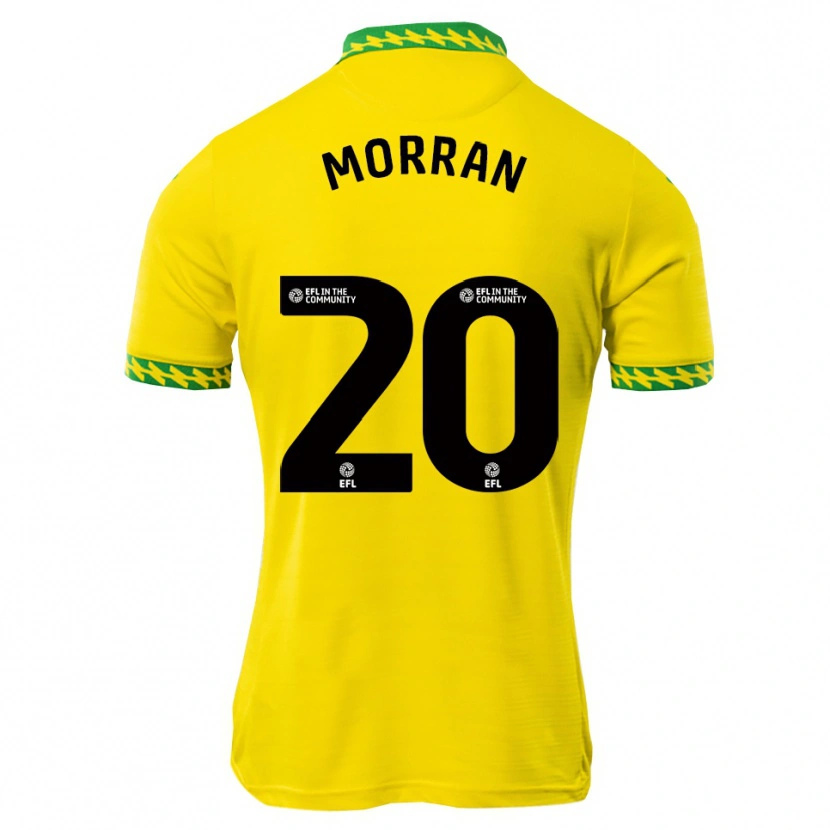 Danxen Homem Camisola Eloise Morran #20 Branco Verde Principal 2025/26 Camisa