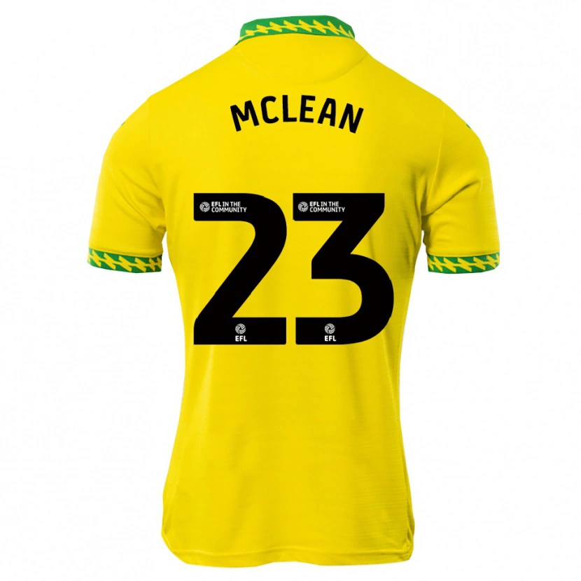 Danxen Homem Camisola Kenny Mclean #23 Branco Verde Principal 2025/26 Camisa