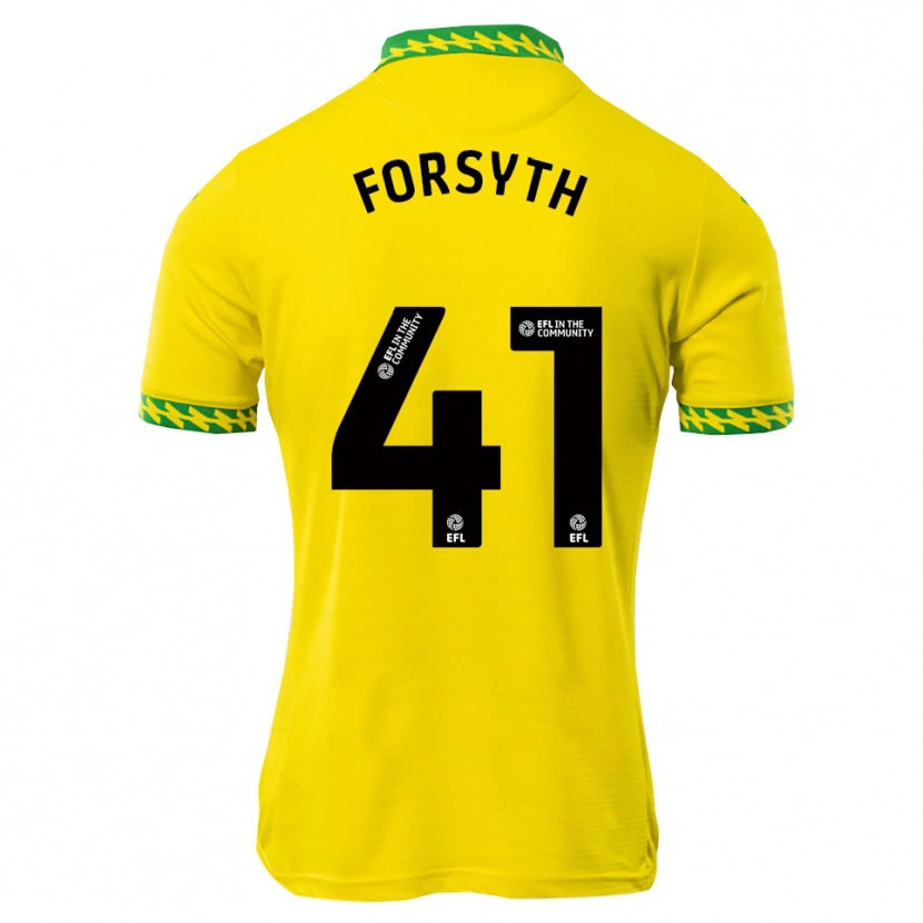 Danxen Homem Camisola Gabe Forsyth #41 Branco Verde Principal 2025/26 Camisa