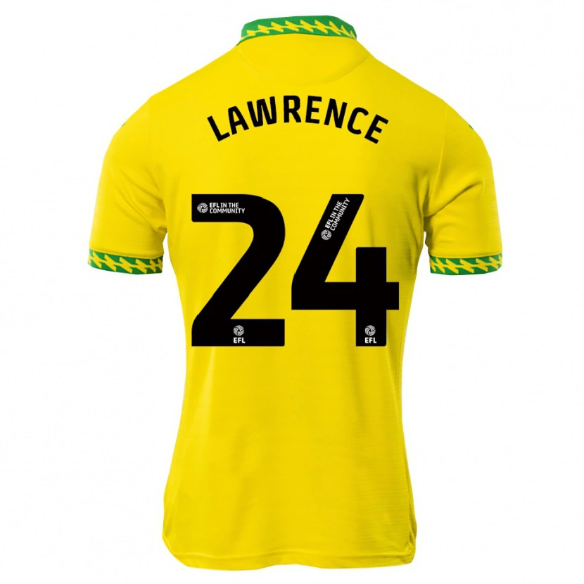 Danxen Homem Camisola Rachel Lawrence #24 Branco Verde Principal 2025/26 Camisa