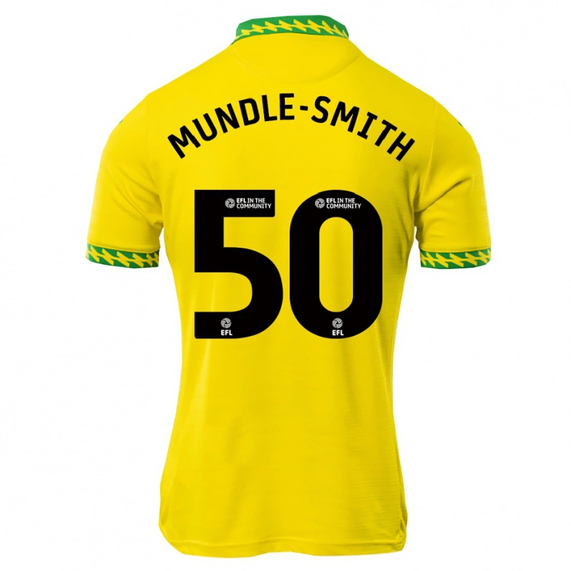 Danxen Homem Camisola Errol Mundle-Smith #50 Branco Verde Principal 2025/26 Camisa