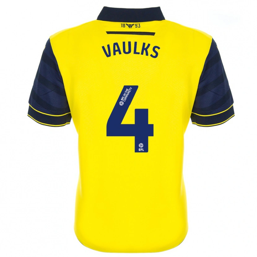 Danxen Homem Camisola Will Vaulks #4 Amarelo Azul Marinho Principal 2025/26 Camisa