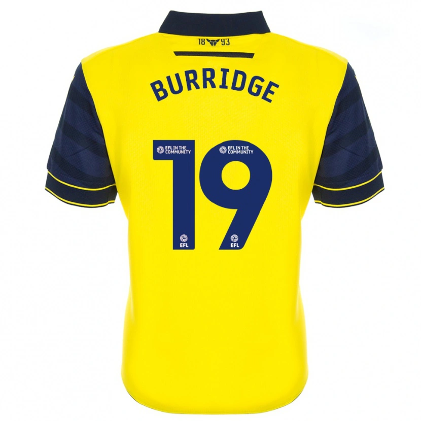 Danxen Homem Camisola Leah Burridge #19 Amarelo Azul Marinho Principal 2025/26 Camisa