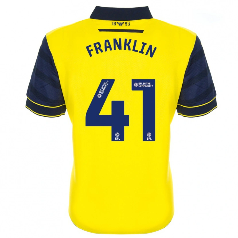 Danxen Homem Camisola George Franklin #41 Amarelo Azul Marinho Principal 2025/26 Camisa