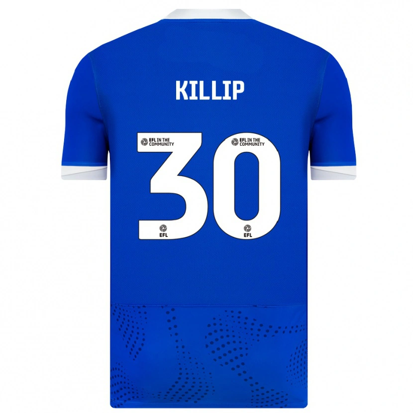 Danxen Homem Camisola Ben Killip #30 Azul Branco Principal 2025/26 Camisa