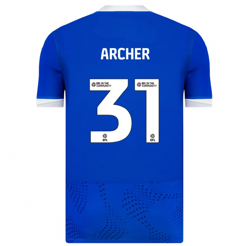 Danxen Homem Camisola Jordan Archer #31 Azul Branco Principal 2025/26 Camisa