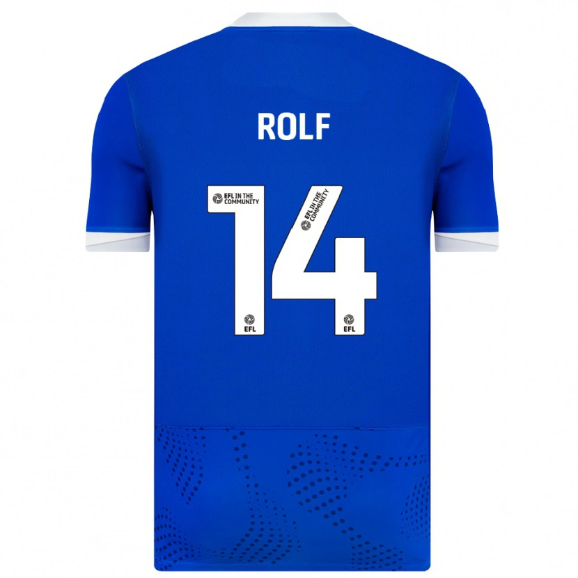 Danxen Homem Camisola Annie Rolf #14 Azul Branco Principal 2025/26 Camisa