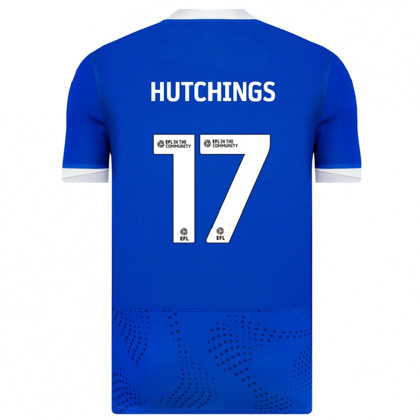 Danxen Homem Camisola Annie Hutchings #17 Azul Branco Principal 2025/26 Camisa