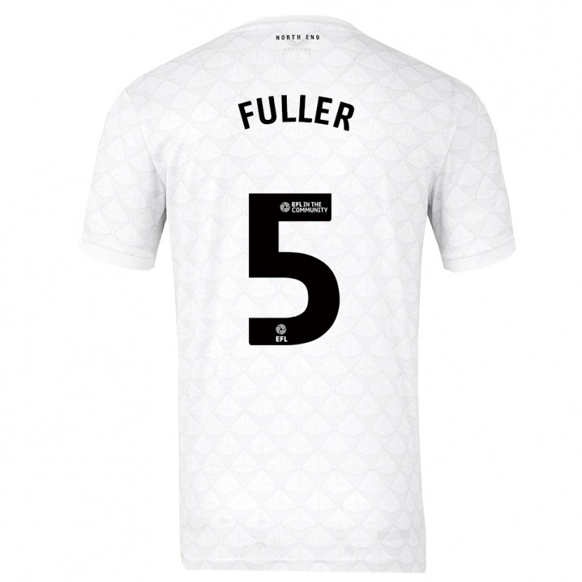 Danxen Homem Camisola Olivia Fuller #5 Branco Vermelho Principal 2025/26 Camisa