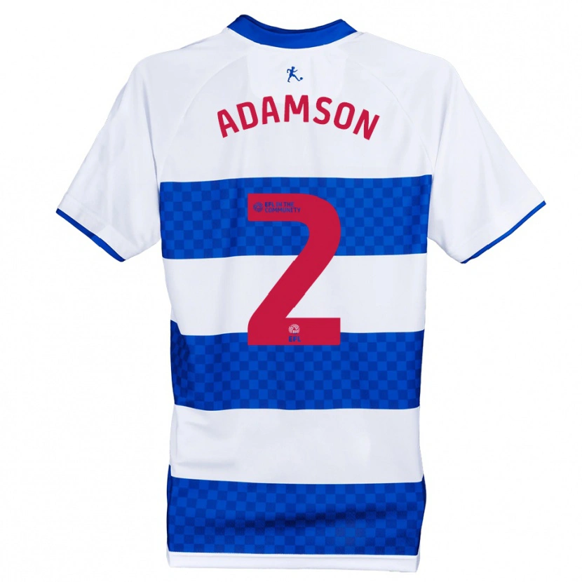 Danxen Homem Camisola Kealey Adamson #2 Azul Branco Principal 2025/26 Camisa
