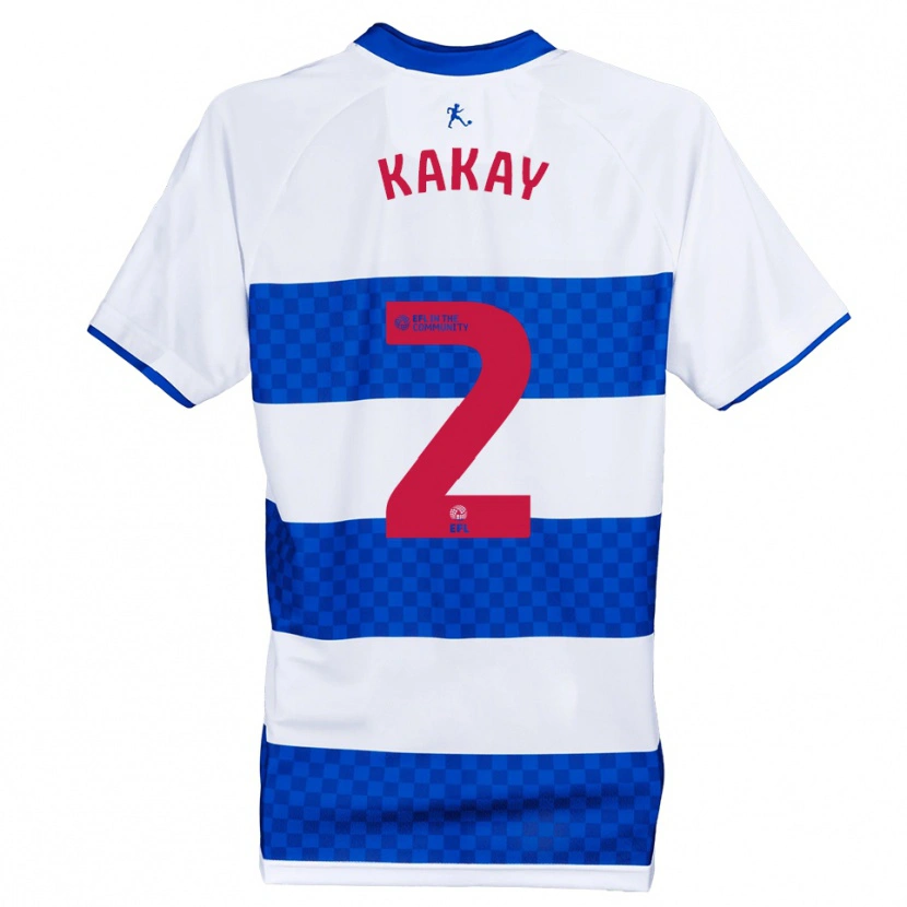 Danxen Homem Camisola Osman Kakay #2 Azul Branco Principal 2025/26 Camisa