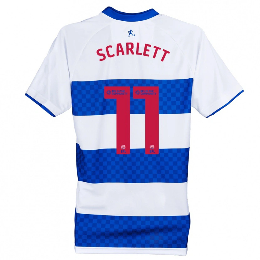 Danxen Homem Camisola Leon Scarlett #11 Azul Branco Principal 2025/26 Camisa