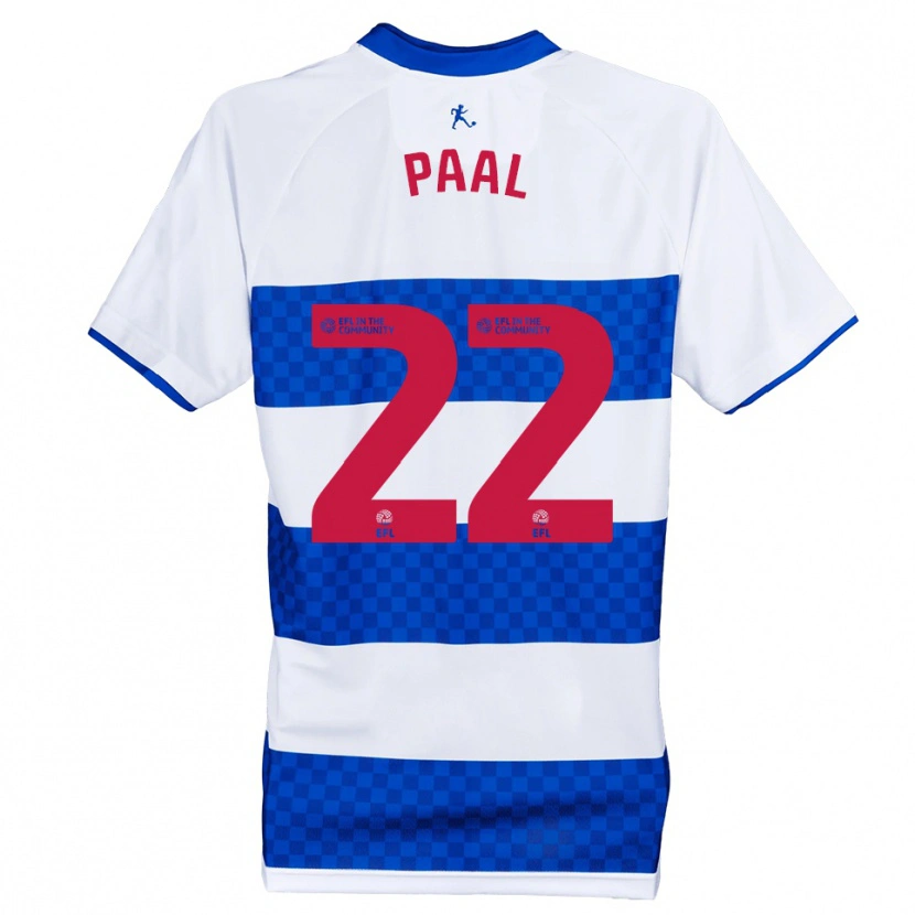 Danxen Homem Camisola Kenneth Paal #22 Azul Branco Principal 2025/26 Camisa