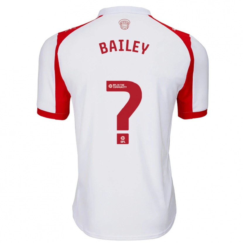 Danxen Homem Camisola Isaac Bailey #0 Branco Vermelho Principal 2025/26 Camisa