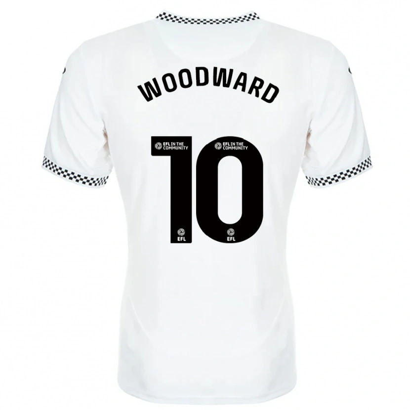 Danxen Homem Camisola Thomas Woodward #10 Branco Laranja Principal 2025/26 Camisa
