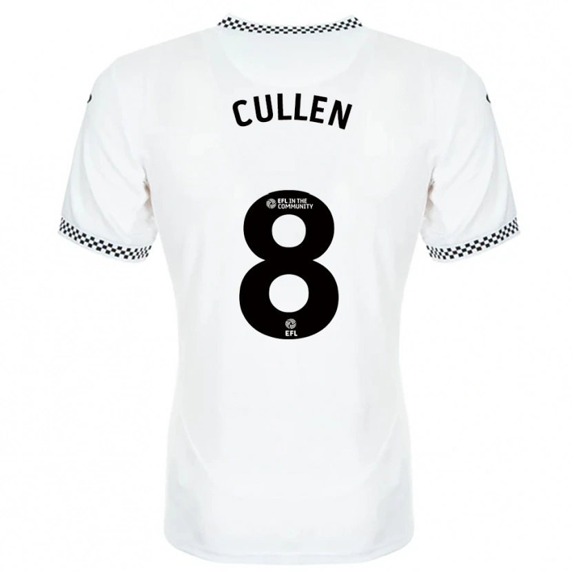 Danxen Homem Camisola Rachel Cullen #8 Branco Laranja Principal 2025/26 Camisa