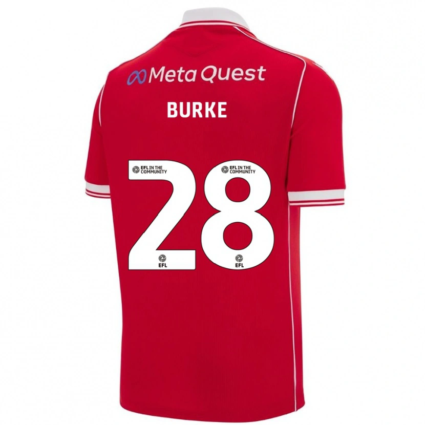 Danxen Homem Camisola Leah Burke #28 Vermelho Branco Principal 2025/26 Camisa