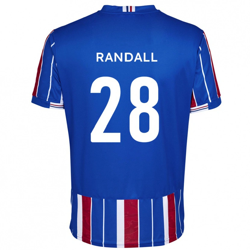 Danxen Homem Camisola Thomas Randall #28 Azul Vermelho Branco Principal 2025/26 Camisa