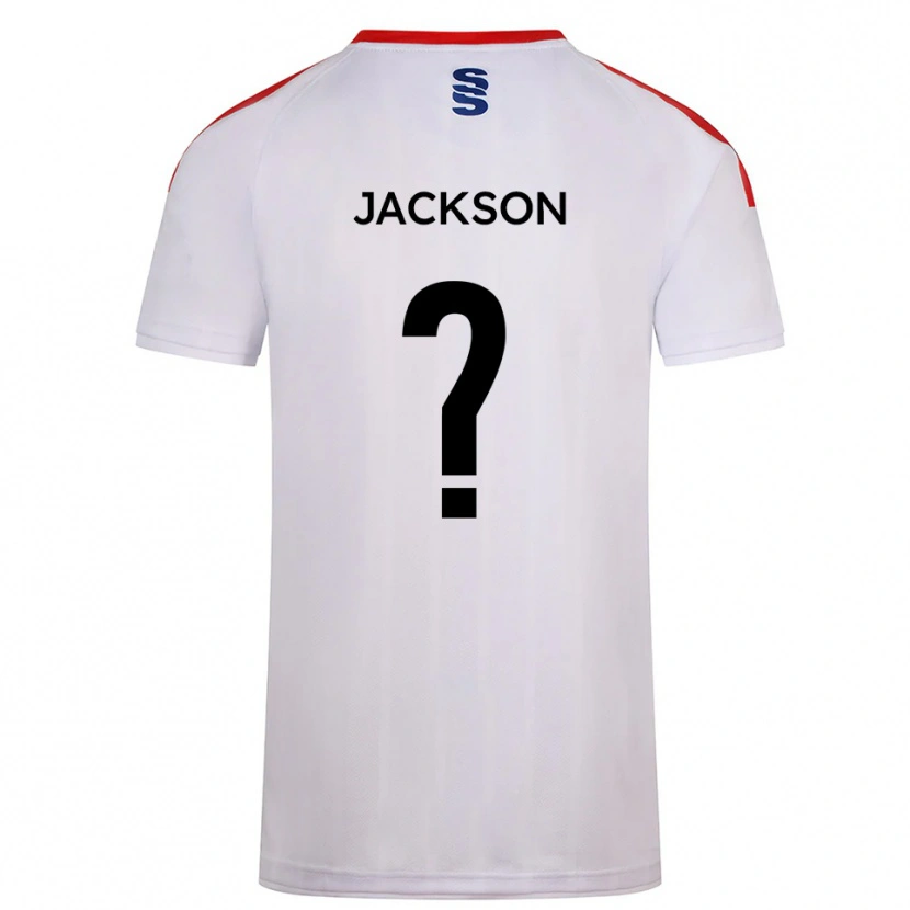 Danxen Homem Camisola Ben Jackson #0 Branco Azul Marinho Principal 2025/26 Camisa