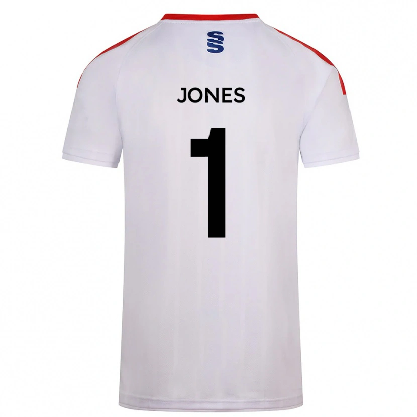 Danxen Homem Camisola Zac Jones #1 Branco Azul Marinho Principal 2025/26 Camisa