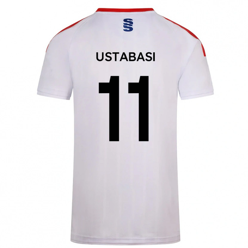 Danxen Homem Camisola Jonathan Ustabasi #11 Branco Azul Marinho Principal 2025/26 Camisa