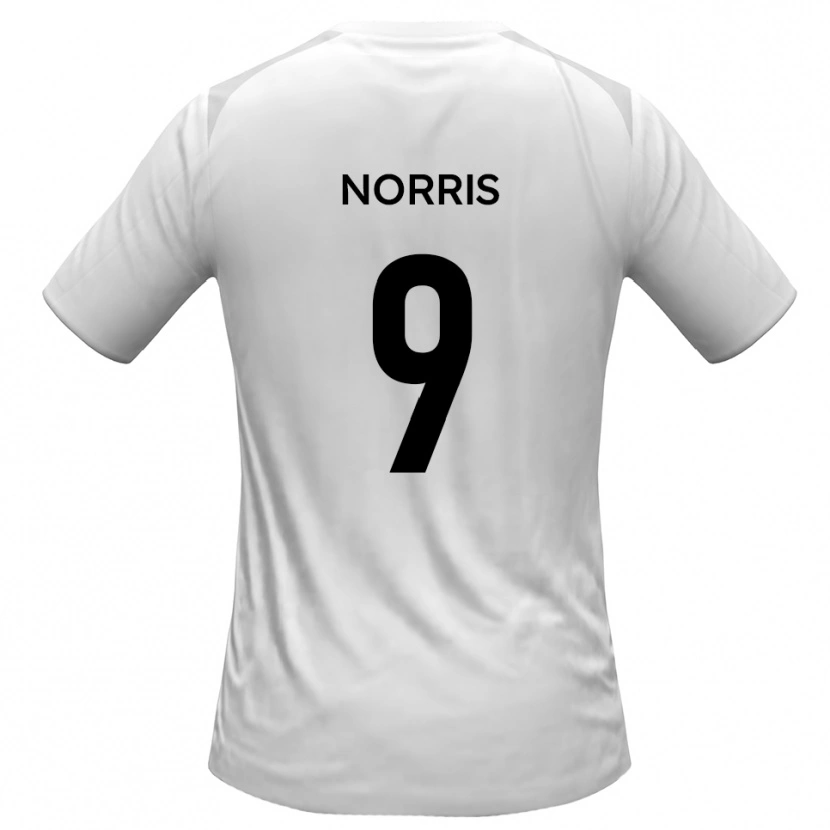 Danxen Homem Camisola Luke Norris #9 Branco Cinza Principal 2025/26 Camisa