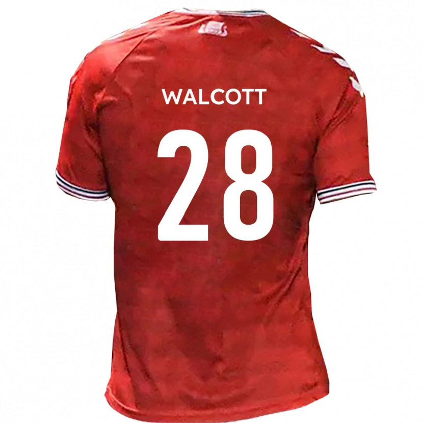 Danxen Homem Camisola Malachi Fagan-Walcott #28 Vermelho Branco Principal 2025/26 Camisa
