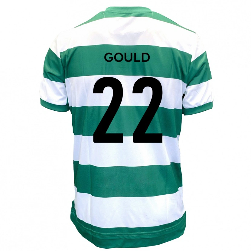 Danxen Homem Camisola Matt Gould #22 Verde Branco Principal 2025/26 Camisa