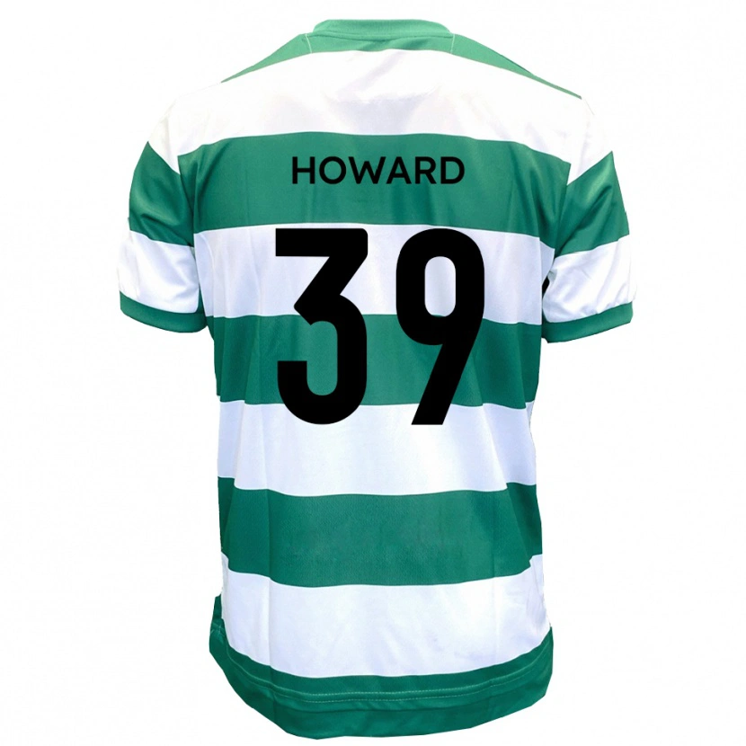 Danxen Homem Camisola Will Howard #39 Verde Branco Principal 2025/26 Camisa