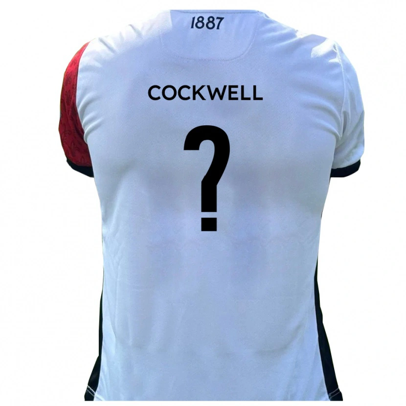 Danxen Homem Camisola Sam Cockwell #0 Vermelho Branco Principal 2025/26 Camisa