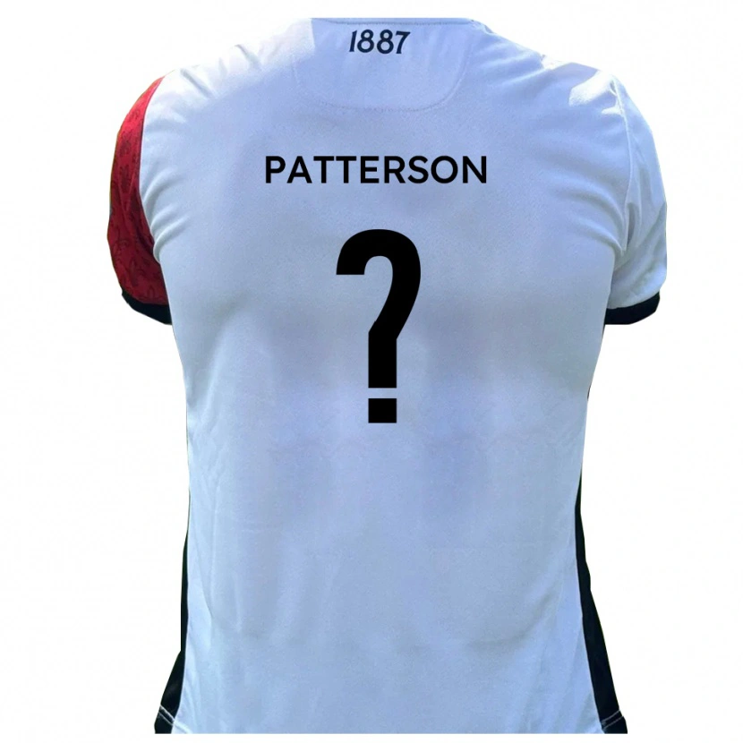 Danxen Homem Camisola Quincy Patterson #0 Vermelho Branco Principal 2025/26 Camisa