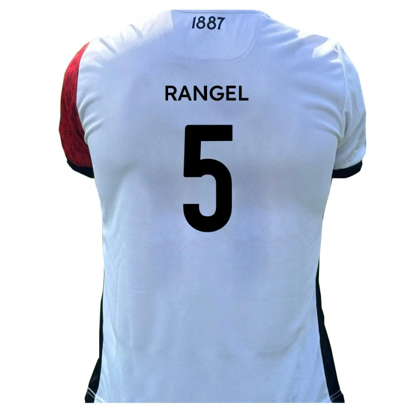 Danxen Homem Camisola Chris Rangel #5 Vermelho Branco Principal 2025/26 Camisa