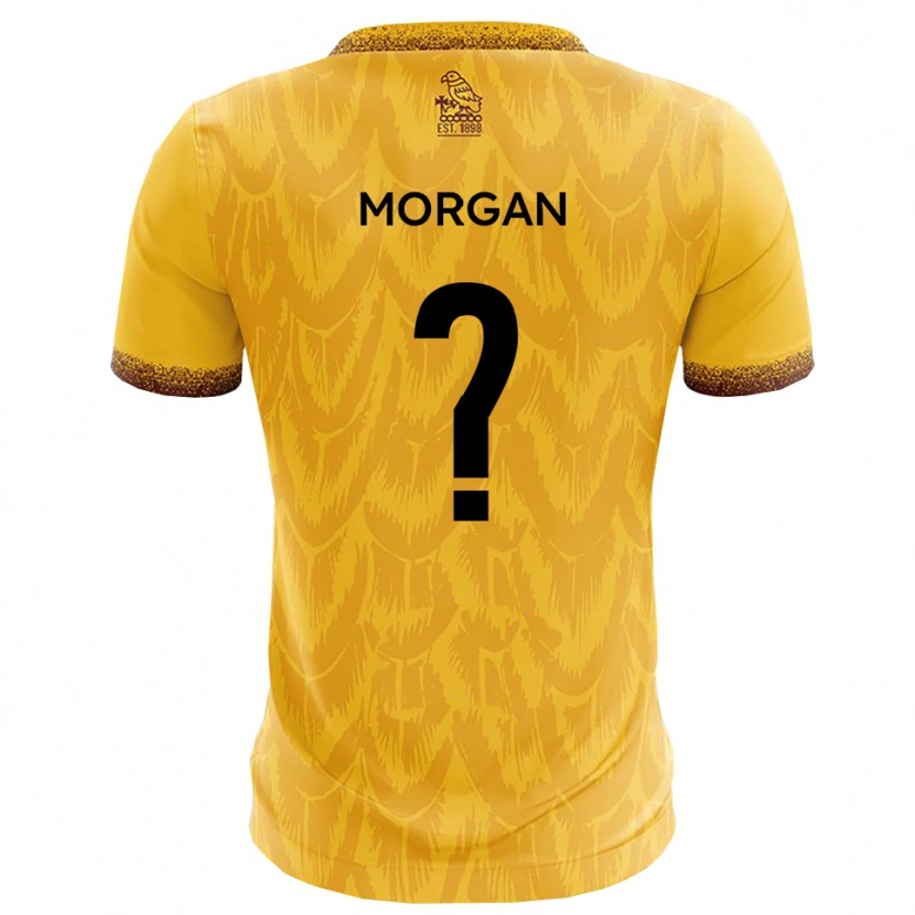 Danxen Homem Camisola Kai Morgan #0 Amarelo Marrom Principal 2025/26 Camisa