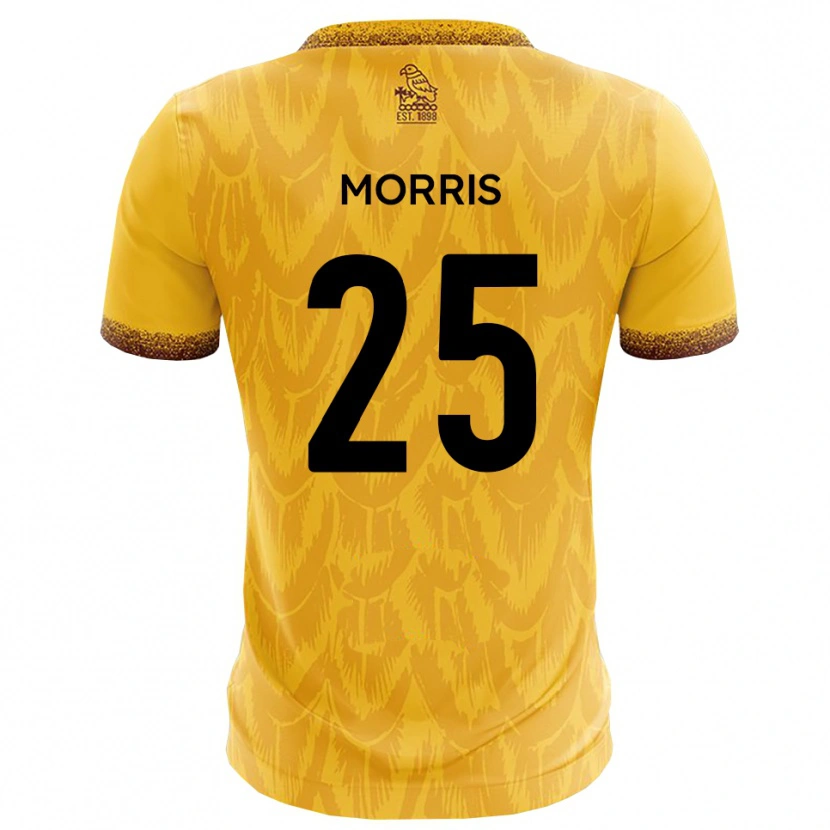 Danxen Homem Camisola Chad Morris #25 Amarelo Marrom Principal 2025/26 Camisa
