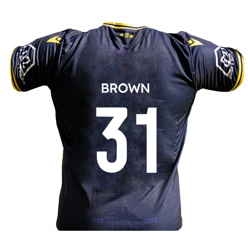 Danxen Homem Camisola Charlie Brown #31 Azul Marinho Amarelo Principal 2025/26 Camisa