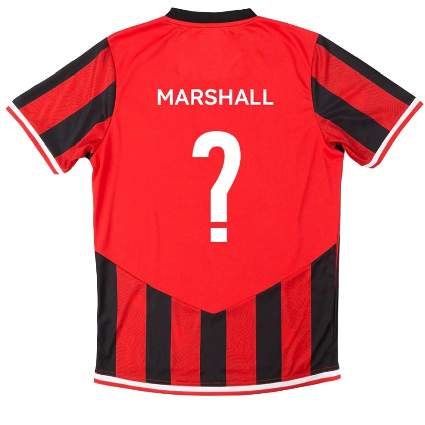 Danxen Homem Camisola Daisy Marshall #0 Vermelho Preto Principal 2025/26 Camisa