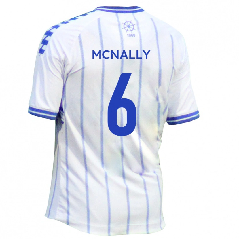 Danxen Homem Camisola Reiss Mcnally #6 Branco Azul Principal 2025/26 Camisa