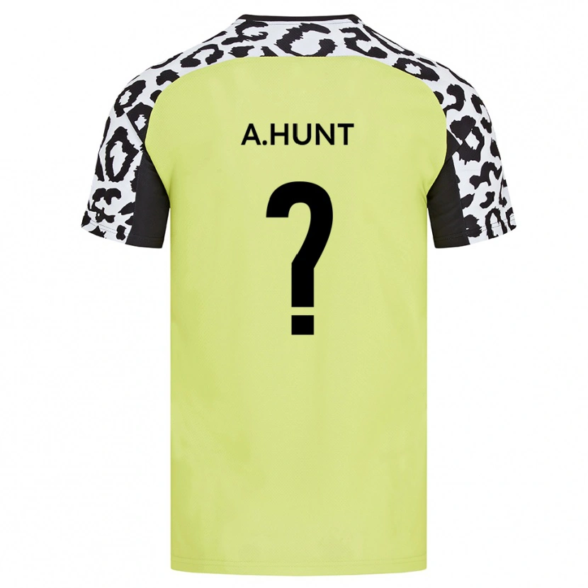 Danxen Homem Camisola Alana Hunt #0 Amarelo Fluorescente Principal 2025/26 Camisa