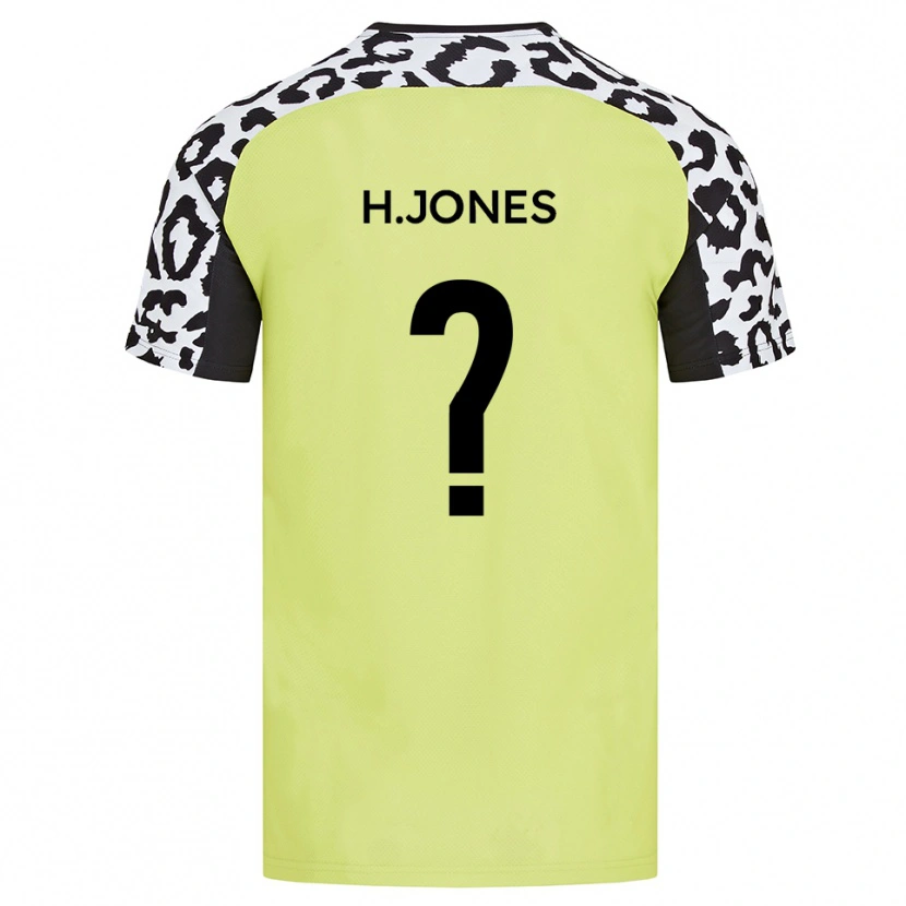 Danxen Homem Camisola Hattie Jones #0 Amarelo Fluorescente Principal 2025/26 Camisa