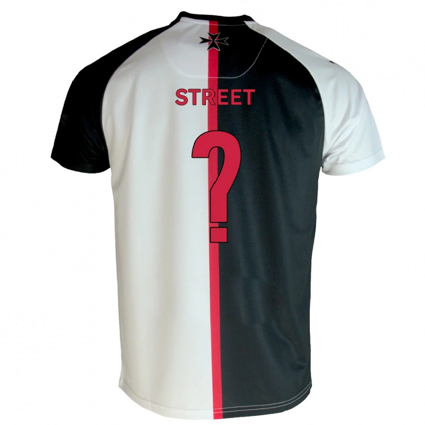 Danxen Homem Camisola Sam Street #0 Branco Preto Principal 2025/26 Camisa