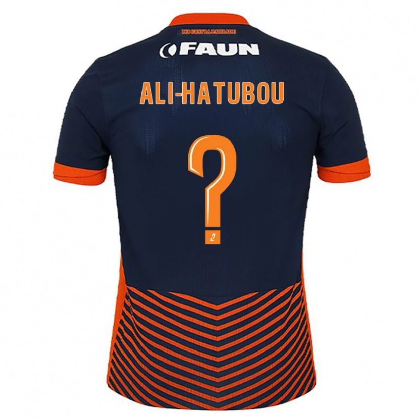 Danxen Homem Camisola Fayad Ali-Hatubou #0 Azul Meia-Noite Laranja Principal 2025/26 Camisa