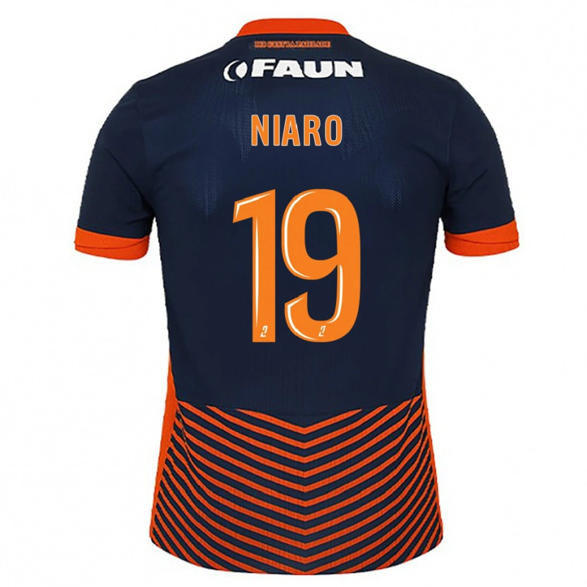 Danxen Homem Camisola Esther Mbakem-Niaro #19 Azul Meia-Noite Laranja Principal 2025/26 Camisa