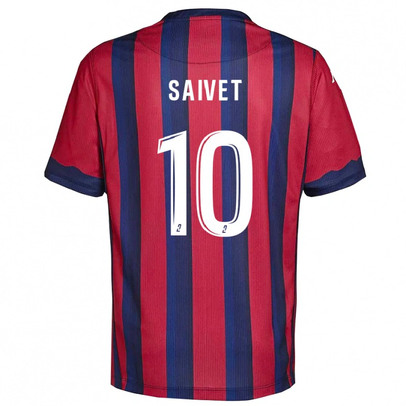 Danxen Homem Camisola Henri Saivet #10 Vinho Azul Marinho Principal 2025/26 Camisa